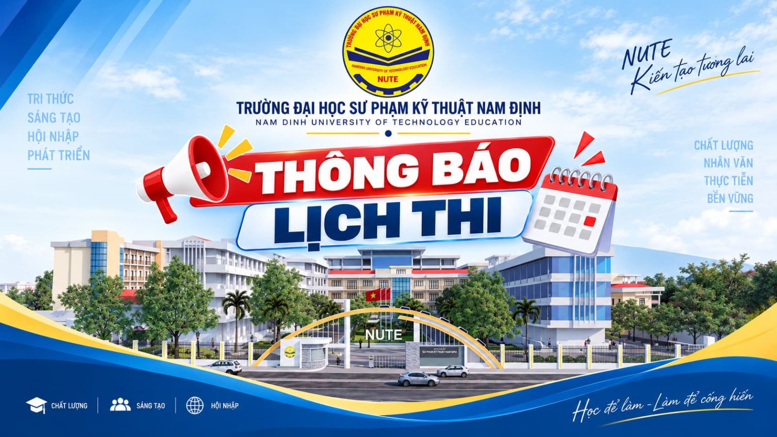 Lịch thi học kỳ I năm học 2026 - 2027 (Đợt 1) | Các lớp ĐH K19