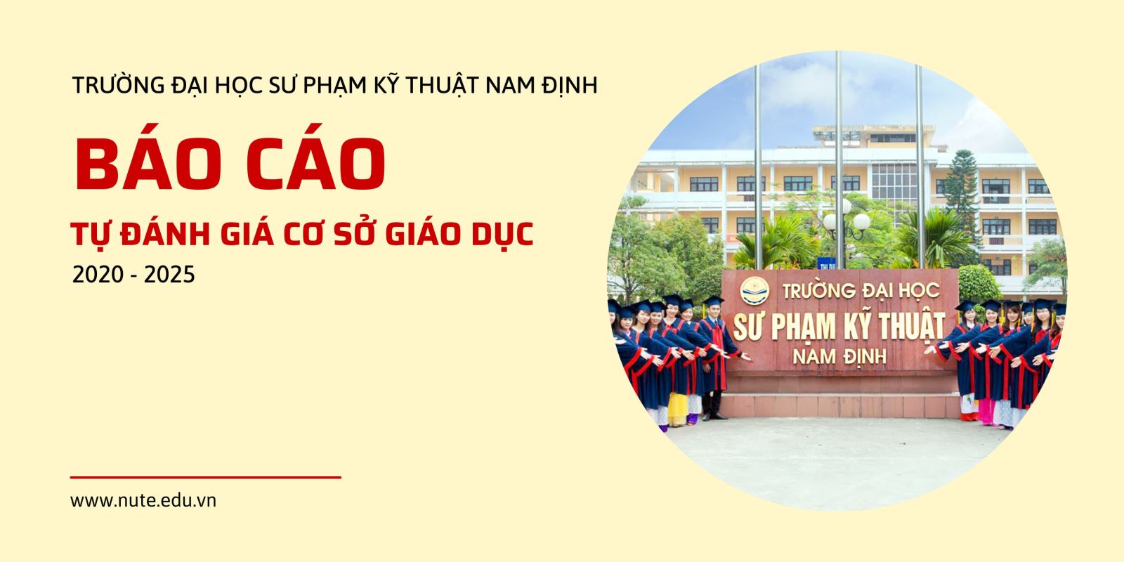 Báo cáo tự đánh giá cơ sở giáo dục đại học (Giai đoạn đánh giá 2020 - 2025)