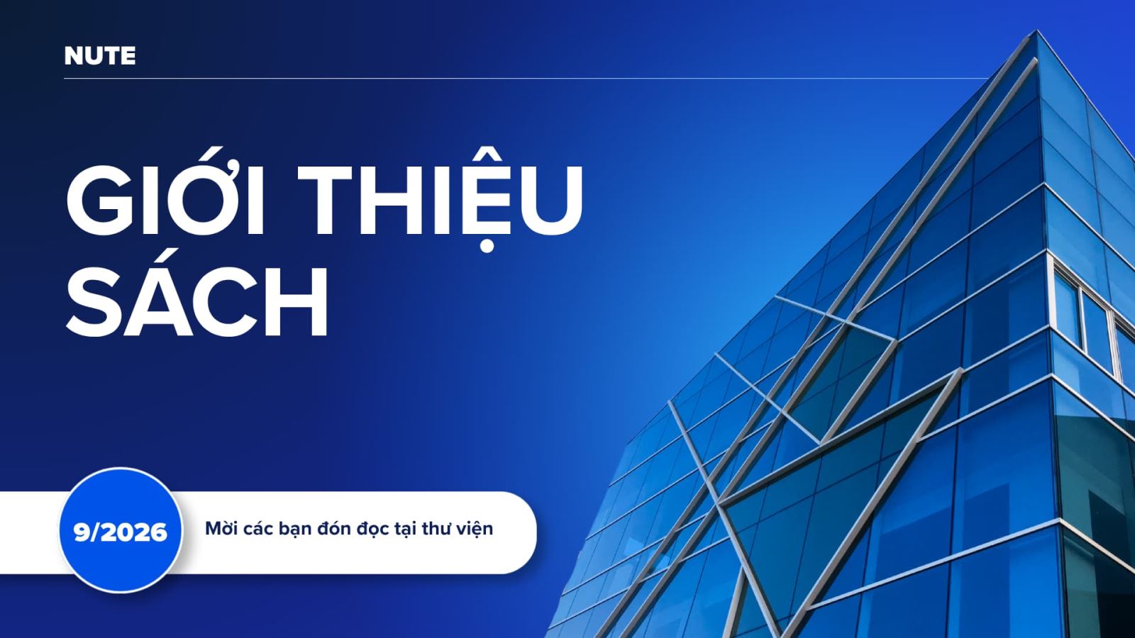 Giới thiệu sách tại Thư viện Trường Đại học Sư phạm Kỹ thuật Nam Định - Tháng 09 năm 2026