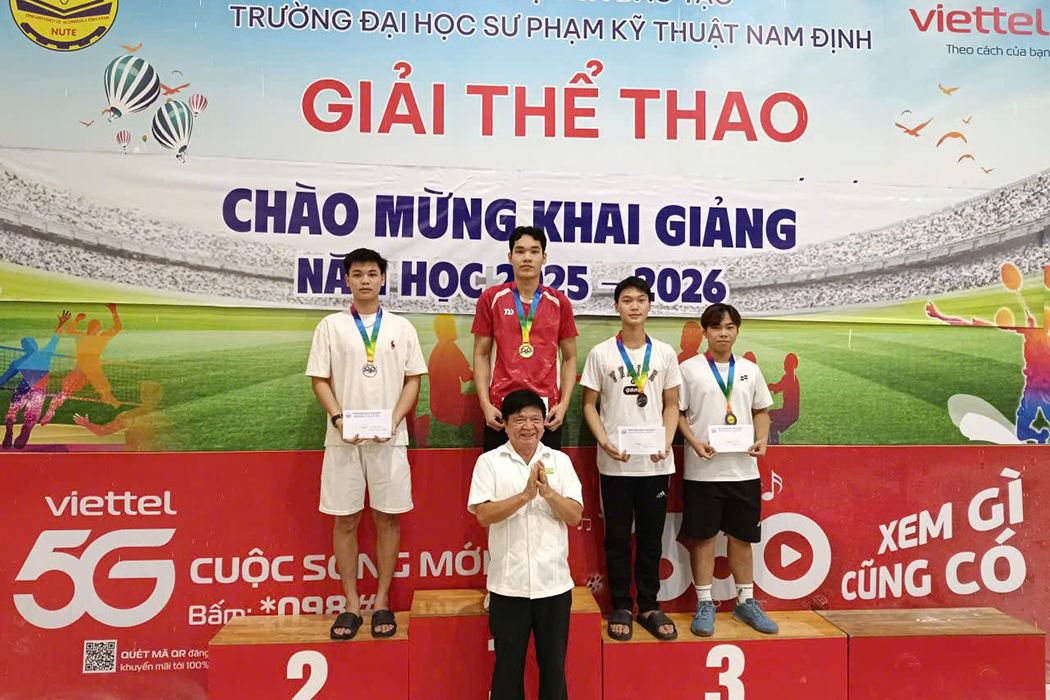 Sôi động Giải thể thao sinh viên NUTE chào mừng năm học 2025 - 2026