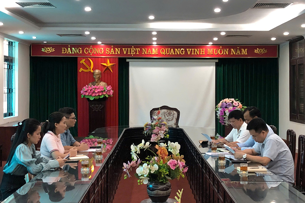 Buổi làm việc trao đổi hợp tác giữa Trường Đại học Sư phạm Kỹ thuật Nam Định và Công ty CP Tracodi Sông Đà
