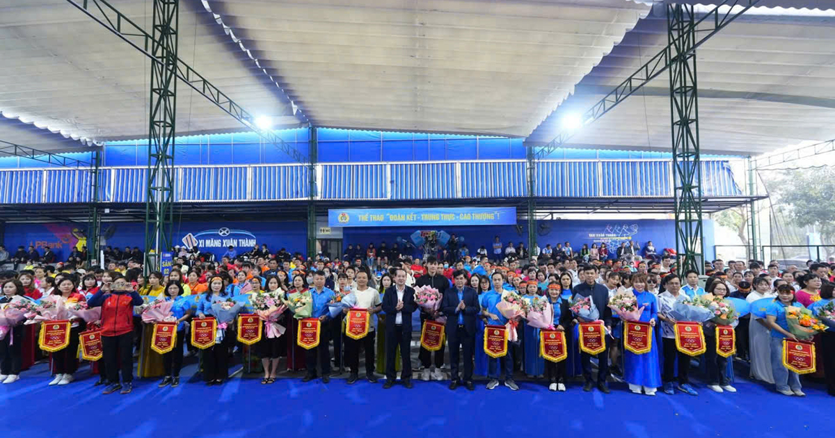 Công đoàn viên Nhà trường tham gia giải thể thao công nhân lao động tỉnh Ninh Bình lần thứ I, năm 2025