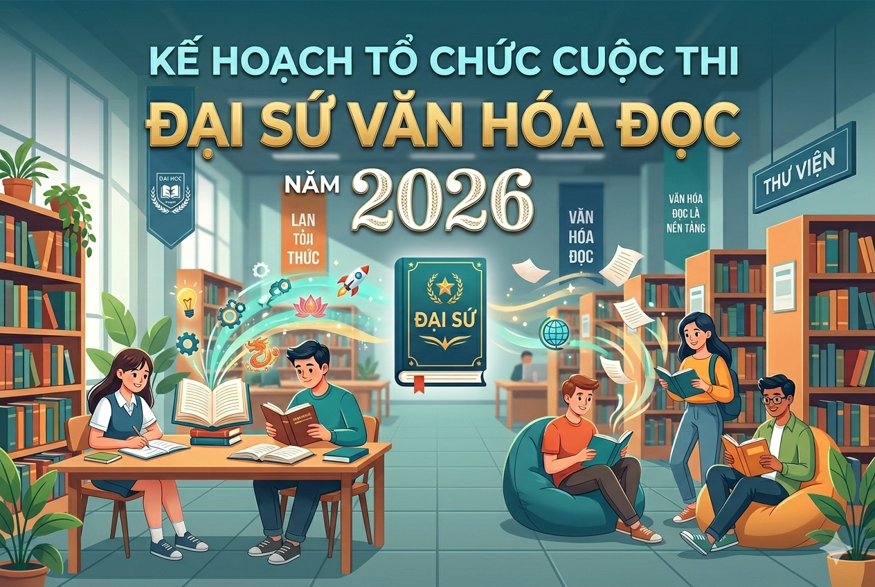 Kế hoạch tổ chức Cuộc thi Đại sứ văn hóa đọc năm 2026