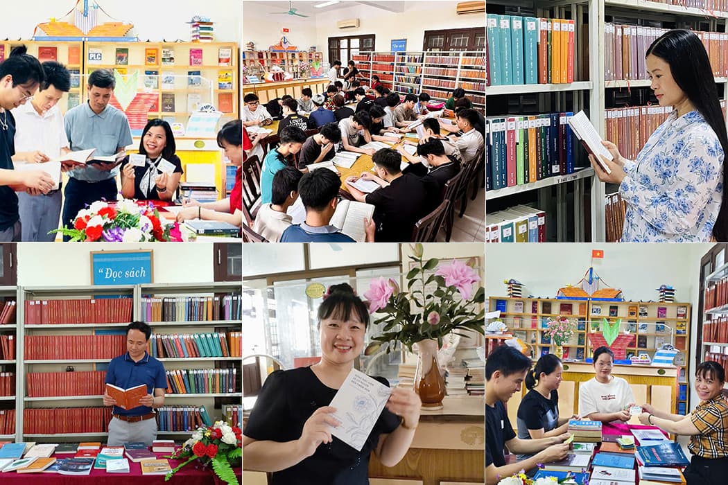 Lan tỏa tri thức - Kết nối đam mê: Ngày hội trao đổi sách tại Trường Đại học Sư phạm Kỹ thuật Nam Định