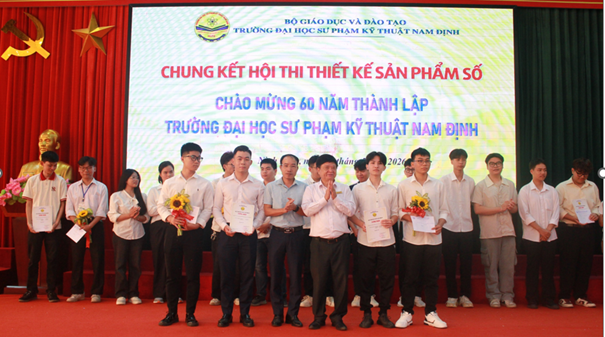 CHUNG KẾT HỘI THI “THIẾT KẾ SẢN PHẨM SỐ” CHÀO MỪNG 60 NĂM TRUYỀN THỐNG TRƯỜNG ĐẠI HỌC SƯ PHẠM KỸ THUẬT NAM ĐỊNH