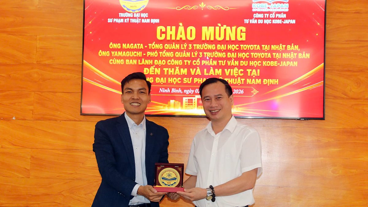 Trường Đại học Sư phạm Kỹ thuật Nam Định hợp tác cùng Hệ thống Đại học TOYOTA Nhật Bản